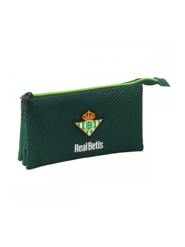 Троен Моливник Real Betis Balompié Зелен 22 x 12 x 3 cm