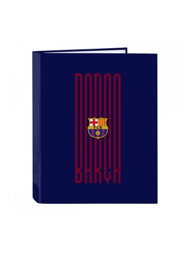 Папка с пръстени F.C. Barcelona 24/25 Кестен Морско син A4 26.5 x 33 x 4 cm