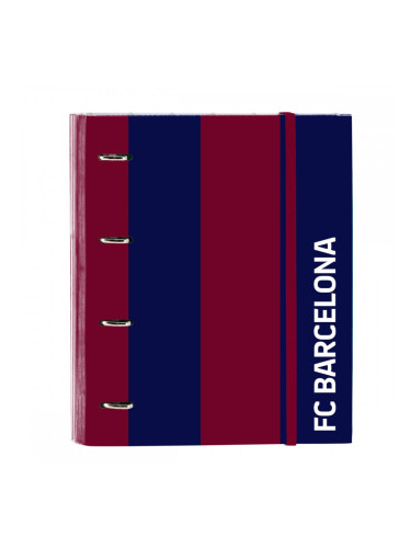 Папка с пръстени F.C. Barcelona 24/25 Кестен Морско син 27 x 32 x 3.5 cm