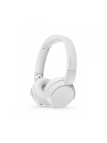 Блутут слушалки с микрофон Philips TAH4209WT Бял