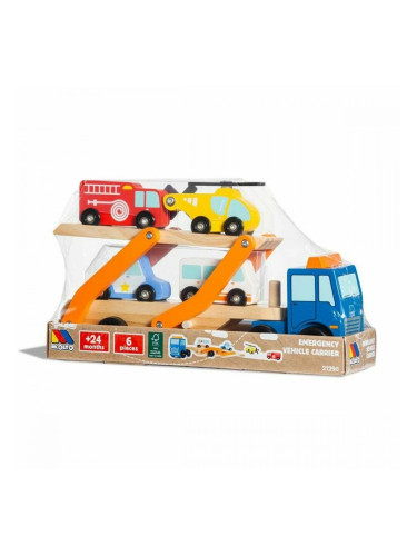 Комплект Превозни Средства Moltó 21290 Дървен