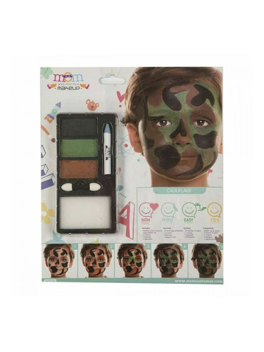 комплект за гримиране My Other Me Камуфлаж (24 x 20 cm)