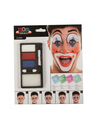 комплект за гримиране My Other Me Син Клоун (24 x 20 cm)