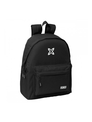 Училищна чанта Munich Basics Черен 33 x 42 x 15 cm