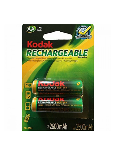 Презареждаща се батерия LR6 Kodak NI-MH 2600 mAh (2 pcs)