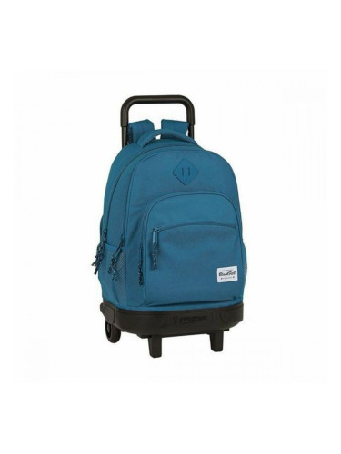 Училищна чанта с колелца Compact BlackFit8 Egeo Син 33 X 45 X 22 cm