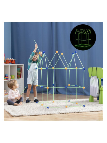 Комплект за Изграждане на Крепост за Деца Archikitt InnovaGoods 85 Части