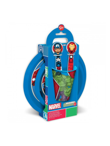 Комплект Детски Пособия The Avengers CZ11309 Пластмаса (5 Части)