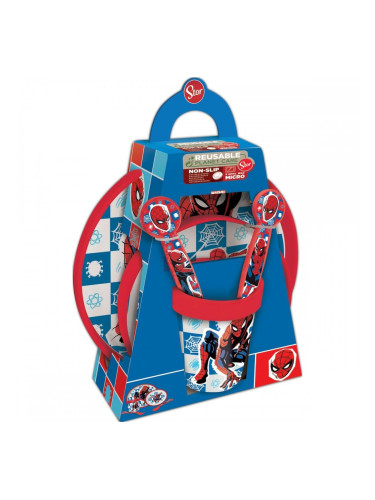 Комплект Детски Пособия Spider-Man CZ11308 Пластмаса (5 Части)