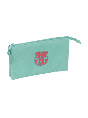 Троен Моливник F.C. Barcelona Зелен 22 x 12 x 3 cm