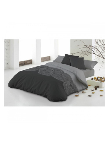 Комплект покривка за завивка Hosteline ONENAL Сив 105 легло 2 Части