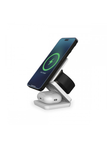 Безжично зарядно KSIX Cube 3en1