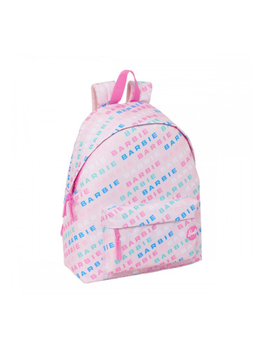 Училищна чанта Barbie Logomania Светло розово 33 x 42 x 15 cm