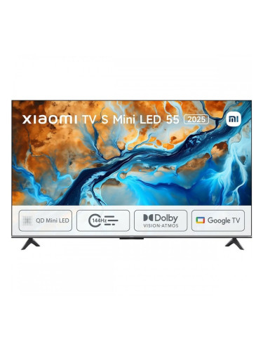Смарт телевизор Xiaomi S 2025 4K Ultra HD 55" QLED