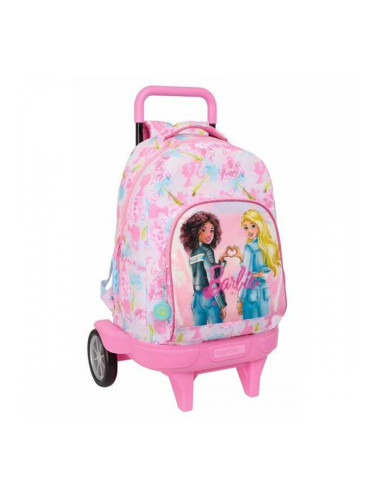 Училищна чанта Barbie Painterly Розов Небесно синьо 33 x 45 x 22 cm