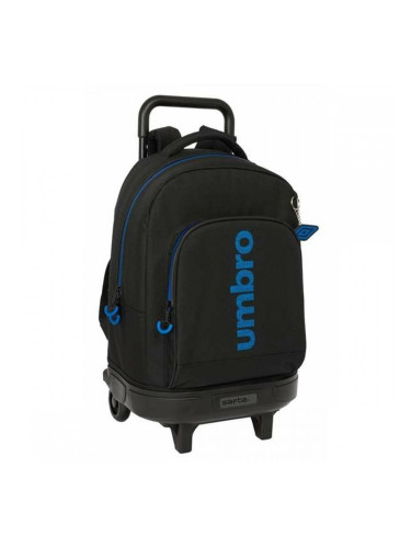 Училищна чанта Kelme Jet black Черен 33 x 45 x 22 cm