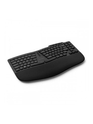 Клавиатура с мишка Kensington K75491ES Черен испански QWERTY