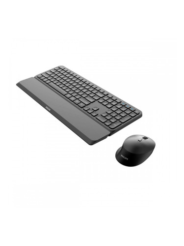 Клавиатура с мишка Philips SPT6607B/16 Черен