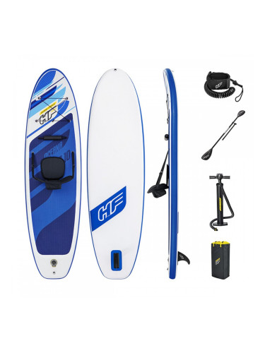 Надуваема Дъска за Гребло за Сърф с Аксесоари Bestway Hydro-Force Многоцветен 305 x 84 x 12 cm