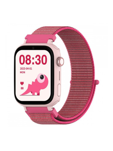 Смарт часовник DCU KIDS PRO Черен Розов