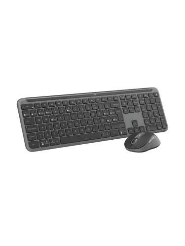 Клавиатура с мишка Logitech MK950 Графит испански QWERTY