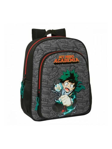 Училищна чанта My Hero Academia Черен 32 X 38 X 12 cm