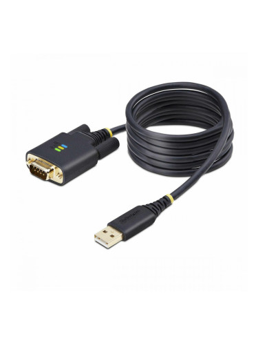 USB Cable Startech 1P6FFC-USB-SERIAL Черен 2 m