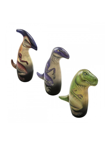 Боксова круша с надуваема основа за деца Bestway Динозавър 91 cm