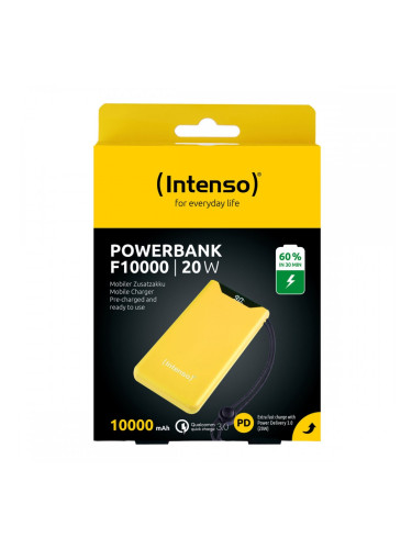 Powerbank INTENSO 10000 mAh Жълт