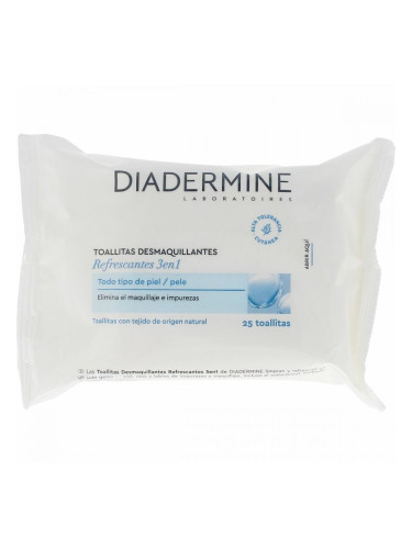 Кърпички за почистване на грим Diadermine Освежаващо