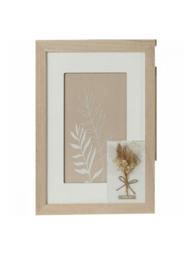 Рамка за снимки DKD Home Decor Кристал Естествен Shabby Chic (15 x 1 x 20 cm) (22 x 1 x 27 cm)