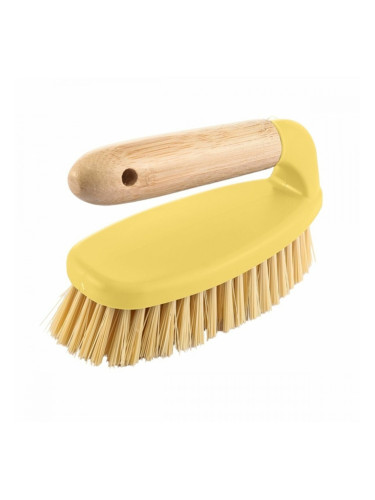 Почистваща Четка DKD Home Decor Естествен Бамбук PE