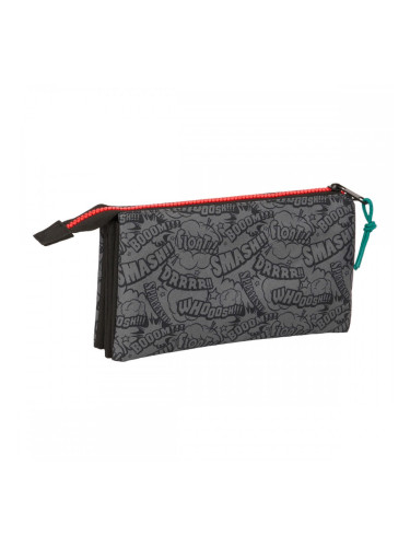 Ученически несесер My Hero Academia Черен 22 x 12 x 3 cm