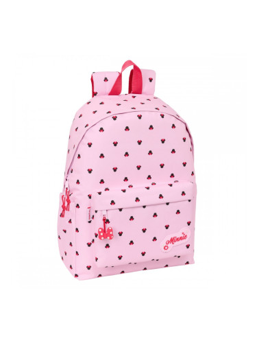Училищна чанта Minnie Mouse Naive Розов 31 x 43 x 13 cm