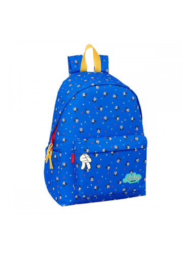 Училищна чанта Mickey Mouse Clubhouse Good day Син 31 x 43 x 13 cm