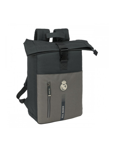 Училищна чанта Real Madrid C.F. Сив 28 x 42 x 13 cm