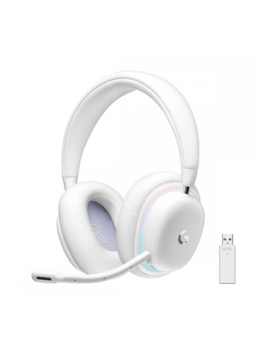 Блутут слушалки с микрофон Logitech 981-001083 Бял Син/бял