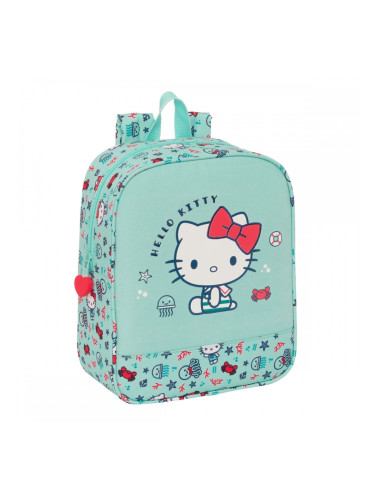 Детска раница Hello Kitty Sea lovers цвят тюркоаз 22 x 27 x 10 cm