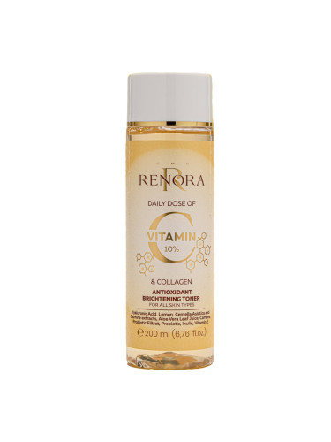 RENORA Daily Dose of VITAMIN C & Collagen Antioxidant Brightening Toner Тоник дамски 200ml