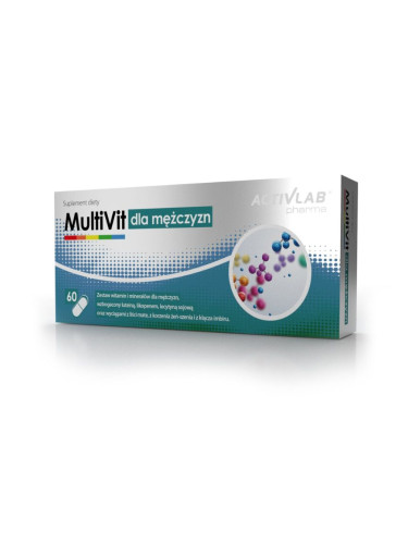 ACTIVLAB - Pharma MultiVit For Men - 60 Capsules