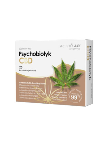 ACTIVLAB - Pharma Psychobiotic CBD - 20 Capsules