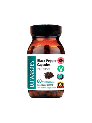 ДОКТОР УАКДЕС ЧЕРЕН ПИПЕР 470 мг капсули * 60