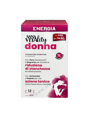 САНАВИТА ЖИЗНЕНОСТ И ЕНЕРГИЯ, ФОРМУЛА ЗА ЖЕНИ саше 10 мл * 12