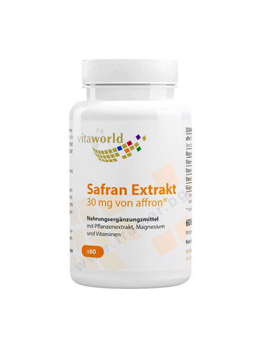 ВИТАУЪРЛД ЕКСТРАКТ ОТ ШАФРАН капсули 30 мг * 60