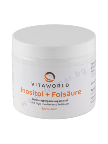 ВИТАУЪРЛД МИО-ИНОЗИТОЛ + ФОЛИЕВА КИСЕЛИНА прах 200 г