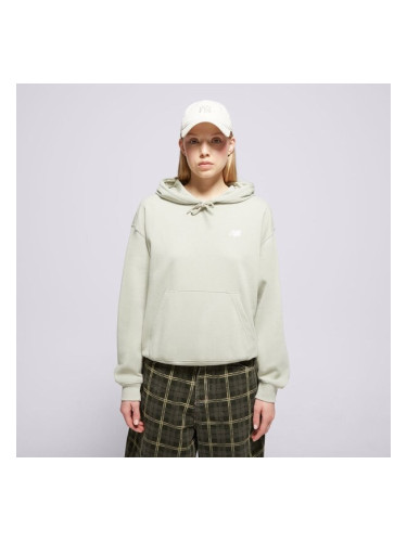 New Balance Суитчър С Качулка Sport Essentials дамски Дрехи Суичъри WT41507OVN Зелен