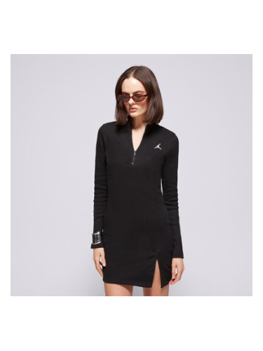 Jordan Рокля Ls Knit Анцугs дамски Дрехи Рокли и поли HF9477-010 Черен