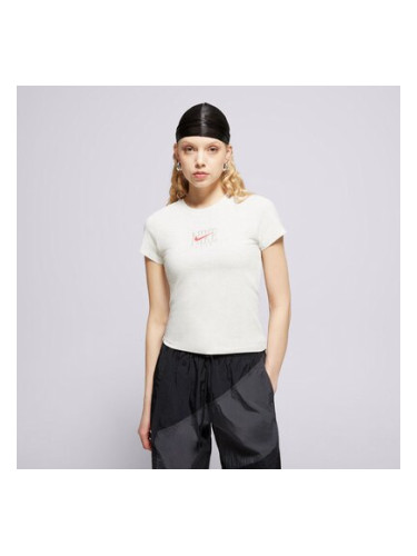 Nike Тениска W Nsw Ss Slim Tee Pnx Grx дамски Дрехи Тениски IB2444-051 Бял