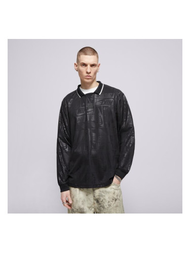 Nike Тениска M Nike Air Ls Jersey мъжки Дрехи Тениски HM8987-010 Черен