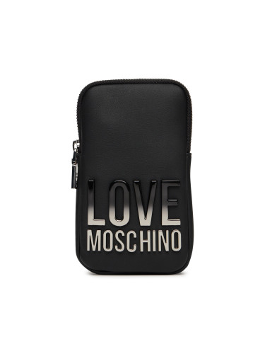 Чантичка за телефон LOVE MOSCHINO JC5729PP0MKD000B Черен